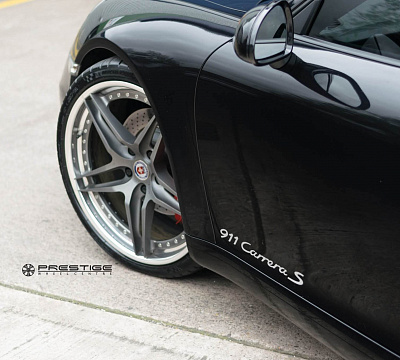 Фото дисков HRE S107 на Porsche 911 VII