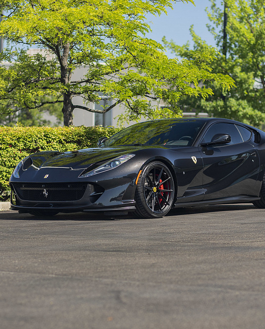 Фото дисков EVO-2R Черный сатин на Ferrari F12