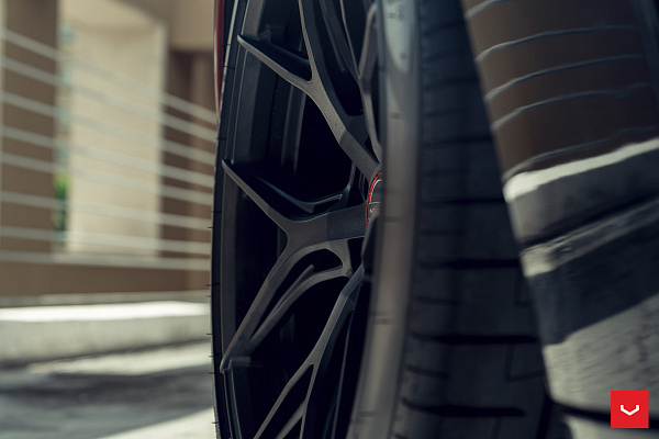 Фото дисков Vossen HF-5 Черный сатин на Dodge Charger VII