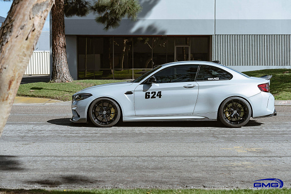 Фото дисков HRE P101 Черный глянец на BMW 2/M2 (F22/F87)