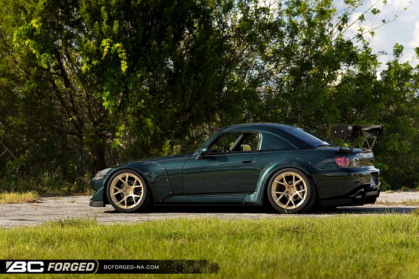 Фото дисков BC Forged RZ05 Глянцевое золото на Honda S2000