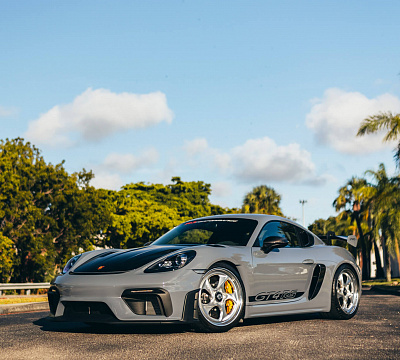 Фото дисков HRE 522 на Porsche Cayman III