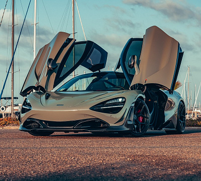 Фото дисков Brixton Forged PF7 на McLaren 720S