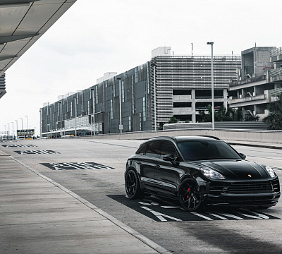 Фото дисков Vossen HF-5 на Porsche Macan I