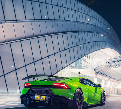 Фото дисков Brixton Forged PF7 Aerotech на Lamborghini Huracan