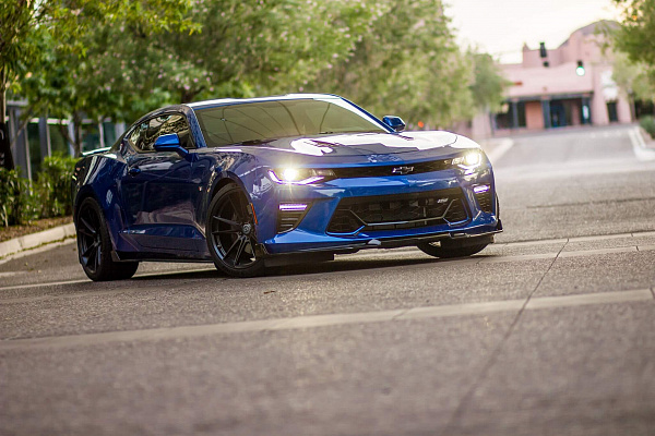 Фото дисков HRE FF04 Черный сатин на Chevrolet Camaro VI
