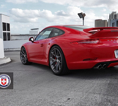 Фото дисков HRE P101 на Porsche 911 VII