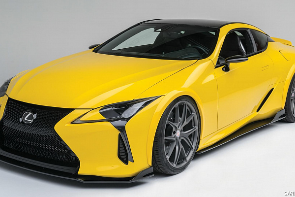 Фото дисков HRE P101 Сатиновый графит на Lexus LC 500