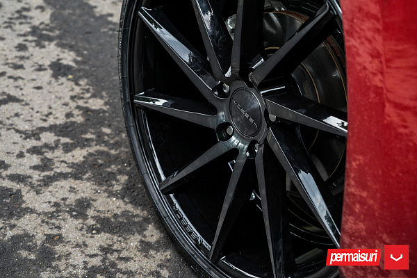 Фото дисков Vossen CVT Черный глянец на Mazda 3 IV