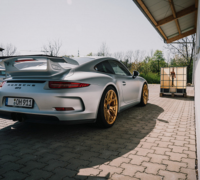 Фото дисков Vossen S21-01 на Porsche 911 VII