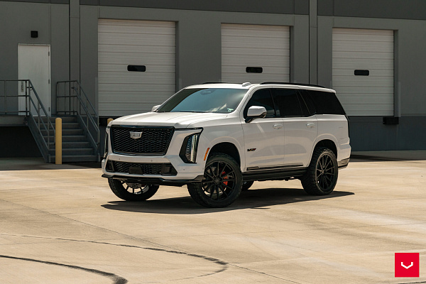 Фото дисков Vossen HF6-1 Черный глянец на Cadillac Escalade V