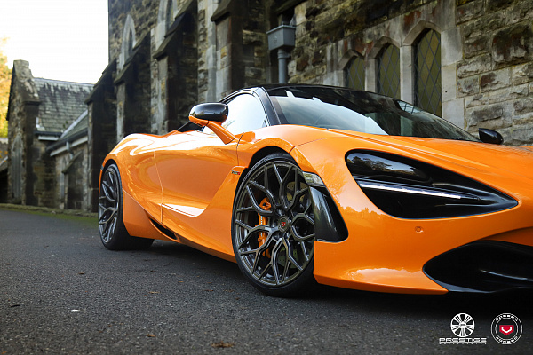 Фото дисков Vossen S17-01 Глянцевый темный лак на McLaren 720S