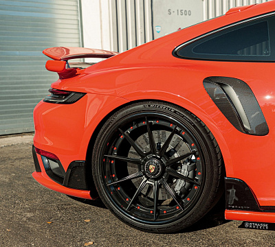 Фото дисков Strasse Wheels SV10 Deep Concave Duoblock на Porsche 911 VIII