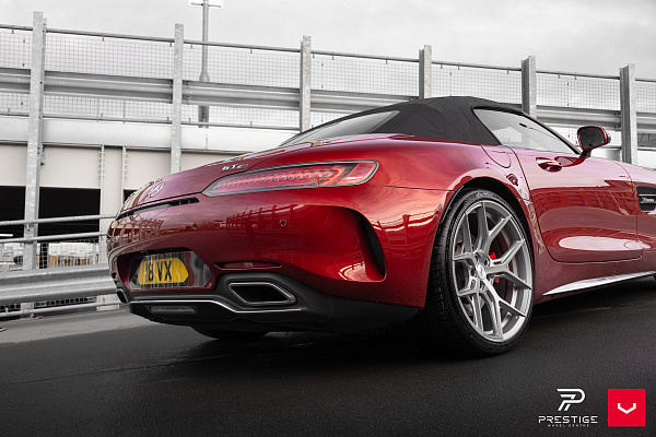 Фото дисков Vossen HF-5 Серебро на Mercedes-Benz AMG GT I