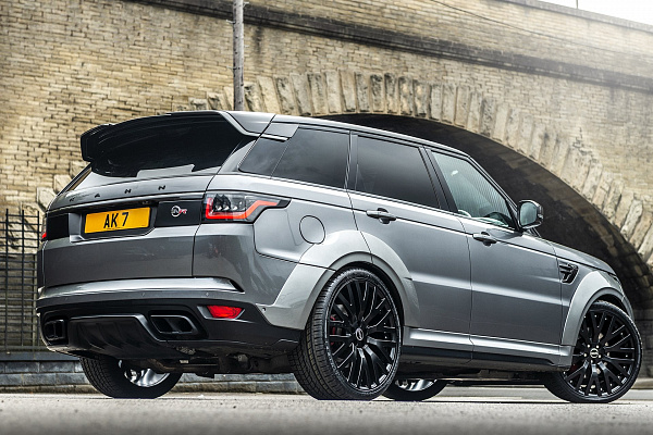 Фото дисков Kahn RS-2 Черный сатин на Range Rover Sport II