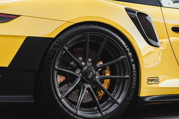 Фото дисков Brixton Forged WR3.2 Сатиновый темный лак на Porsche 911 VII