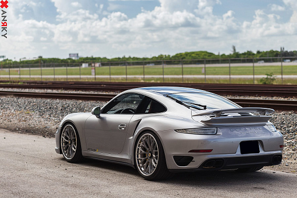 Фото дисков Anrky AN30 Сатиновый тонированный лак на Porsche 911 VII
