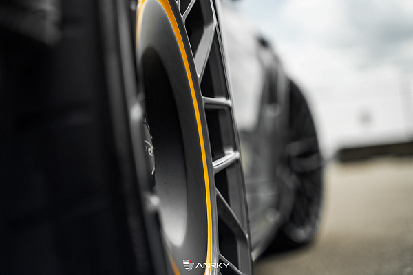 Фото дисков Anrky AN20 Aerosport Глянцевый графит на Porsche 911 VII