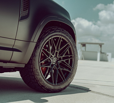 Фото дисков Vossen HF-7 на Land Rover Defender II