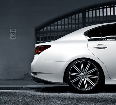 Фото дисков Vossen CV4 на Lexus GS IV