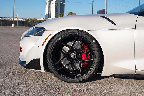 Фото дисков HRE FF11 Черный сатин на Toyota Supra A90