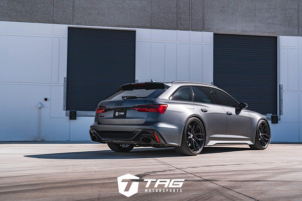 Фото дисков HRE P201 Черный сатин на Audi A/RS 6 (C8)