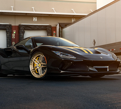 Фото дисков HRE S107SC на Ferrari F8