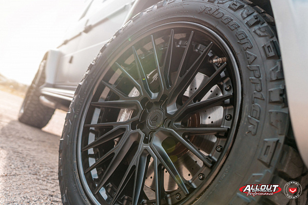 Фото дисков Vossen EVO-6T (3-Piece) Черный сатин на Mercedes-Benz G-Class III