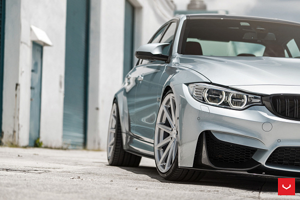 Фото дисков Vossen VFS-10 Серебро на BMW 3/M3 (F3x/F80)