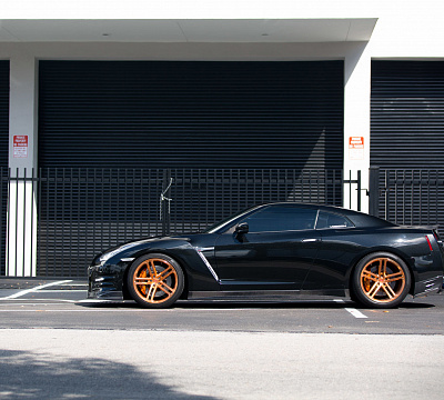 Фото дисков Vossen CG-202 на Nissan GT-R