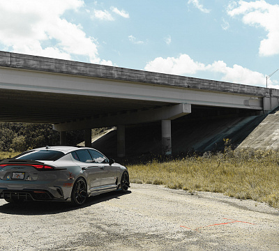 Фото дисков Vossen EVO-3 на Kia Stinger