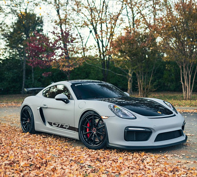 Фото дисков Brixton Forged R11-R на Porsche Cayman II