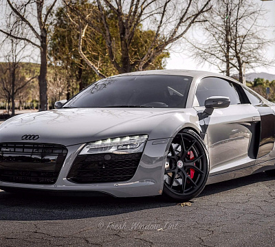 Фото дисков HRE P101 на Audi R8 (Typ 42)