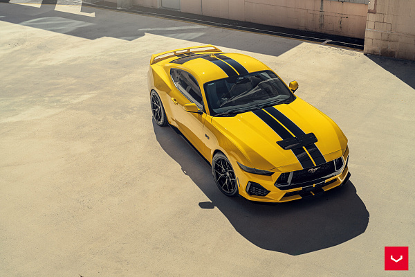 Фото дисков Vossen HF-5 Черный сатин на Ford Mustang VII