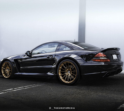 Фото дисков HRE P103 на Mercedes-Benz SL (R230)
