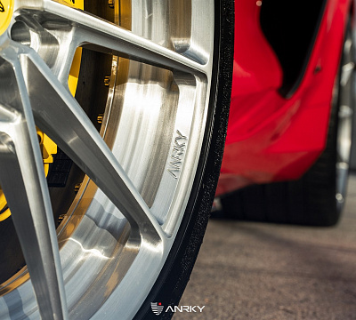 Фото дисков Anrky AN28 на Chevrolet Corvette C8