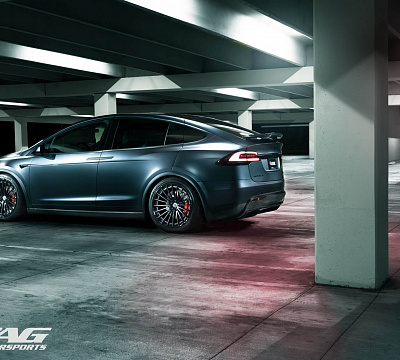 Фото дисков HRE S209H на Tesla Model X
