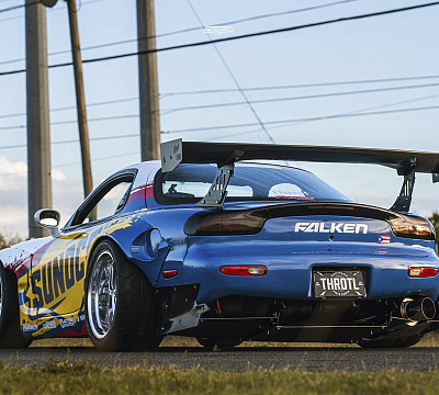 Фото дисков Motegi Racing MF421 SS3 на Mazda RX-7 III