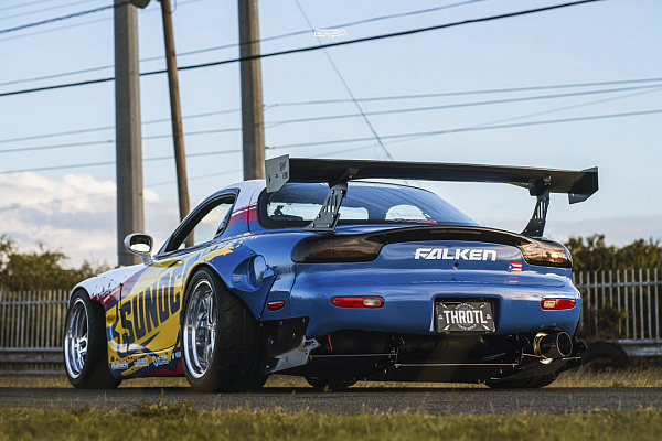 Фото дисков Motegi Racing MF421 SS3 Полированный лак на Mazda RX-7 III