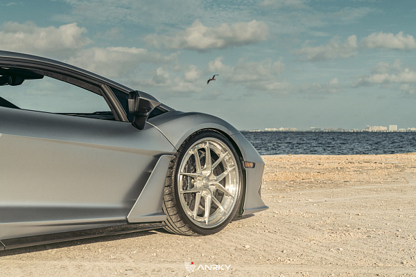 Фото дисков Anrky XR-301 Глянцевый лак на Lamborghini Revuelto