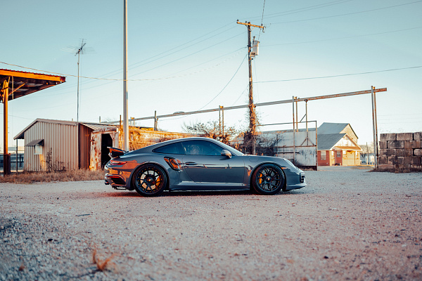 Фото дисков Strasse Wheels SM5RT Deep Concave Duoblock Черный сатин на Porsche 911 VII