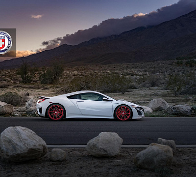 Фото дисков HRE P204 на Acura NSX II
