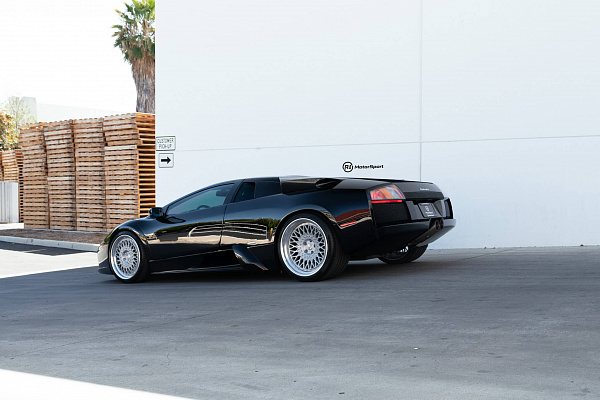 Фото дисков HRE 501 Серебро на Lamborghini Murcielago