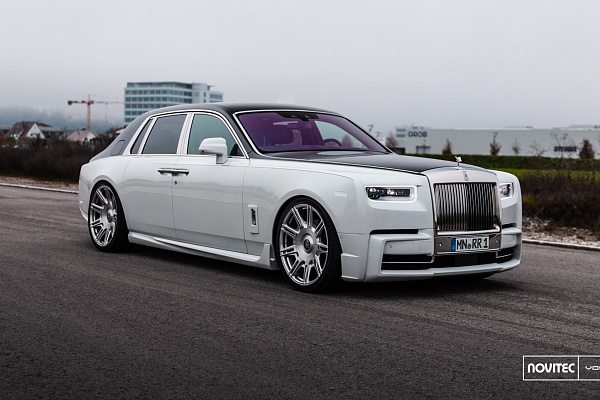 Фото дисков NOVITEC SP2 Глянцевый лак на Rolls-Royce Phantom