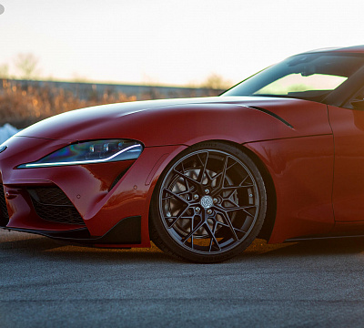 Фото дисков HRE FF10 на Toyota Supra A90