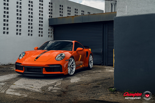 Фото дисков Vossen RS92 Глянцевый лак на Porsche 911 VIII