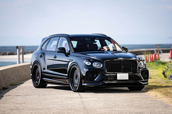 Фото дисков HRE 935 Черный сатин на Bentley Bentayga