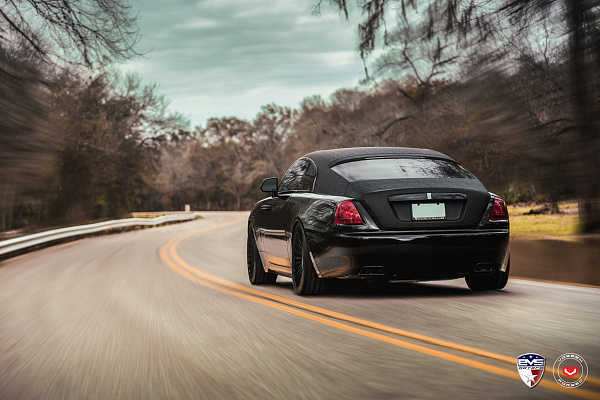 Фото дисков Vossen S17-13 Черный сатин на Rolls-Royce Wraith