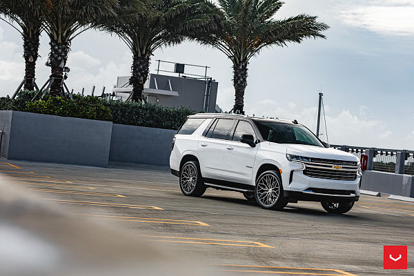 Фото дисков Vossen HF6-3 Алмазная проточка на Chevrolet Tahoe V