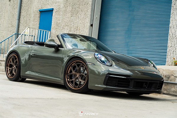 Фото дисков Anrky S3-X0 Сатиновая бронза на Porsche 911 VIII